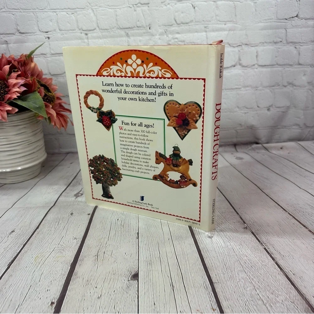 vintage 1991 Dough Crafts hardcover Book
